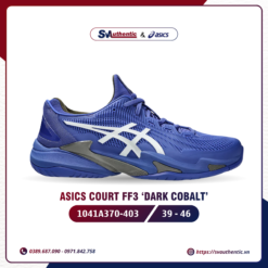 Giày Tennis Pickleball Asics Court FF 3 Dark Cobalt White Chính Hãng 1041A370-403
