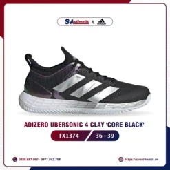 Giày Tennis Pickleball Adidas Adizero Ubersonic 4 Black Chính Hãng (FX1374)