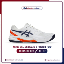 Giày Tennis Pickleball Nam Asics  Gel-Dedicate 8 Indigo Fog (1041A408-110)