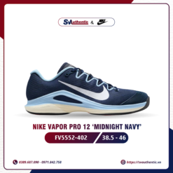 Giày Tennis Pickleball Nike Vapor 12 Midnight Navy Chính Hãng (FV5552-402)