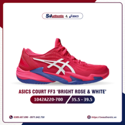 Giày Tennis Pickleball Nữ ASICS COURT FF3 Bright Rose & White (1042A220-700)