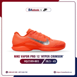 Giày Tennis Pickleball Nike Vapor 12 Premium Hyper Crimson Chính Hãng (HQ2599-801)