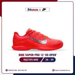 Giày Tennis Pickleball Nike Air Zoom Vapor 12 Premium HC US Open Chính Hãng (HQ2595-600)