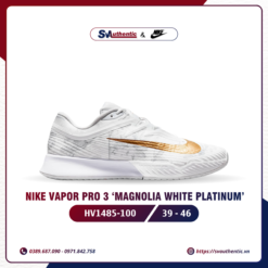 Giày Tennis Pickleball Nam Nike Vapor Pro 3 Magnolia White Platinum (HV1485-100)