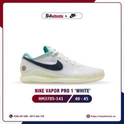 Giày Tennis Pickleball Nike Court Air Zoom Vapor Pro White Coconut Milk Chính Hãng (HM3705-141)