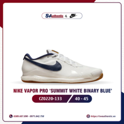 Giày Tennis Pickleball Nike Court Air Zoom Vapor Pro Summit White Binary Blue Chính Hãng (CZ0220-133)