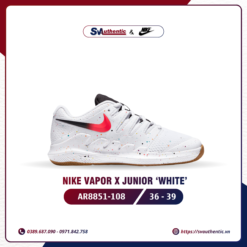 Giày Tennis Trẻ Em Nike Air Vapor X Junior White Chính Hãng (AR8851-108)