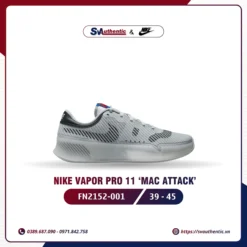 Giày Tennis Pickleball Nike Court Air Zoom Vapor Pro 11 ‘Mac Attack’ chính hãng (FN2152-001)