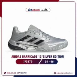 Giày Tennis Pickleball Adidas Barricade 13 JP5379 | Phiên bản kỷ niệm 25 năm Barricade