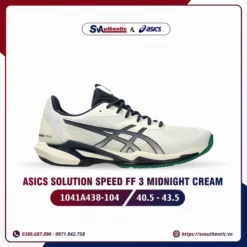 Giày Tennis Pickleball Nữ Asics Solution Speed FF 3 Midnight Cream (1041A438-104)