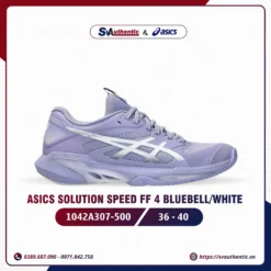 Giày Tennis Pickleball Nữ Asics Solution Speed FF 4 Bluebell / White (1042A307-500)