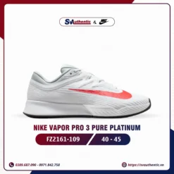 Giày Tennis Pickleball Nam Nike Vapor Pro 3 Pure Platinum (FZ2161-109)
