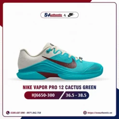 Giày Tennis Pickleball Nữ Nike Vapor Pro 12 Cactus Green (HJ6650-300)