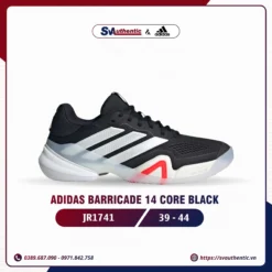 Giày Tennis Pickleball Nam ADIDAS Barricade 14 Core Black (JR1741)