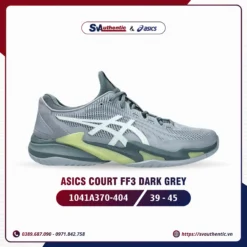 Giày Tennis Pickleball Nam ASICS Court FF 3 Dark Grey (1041A370-404)